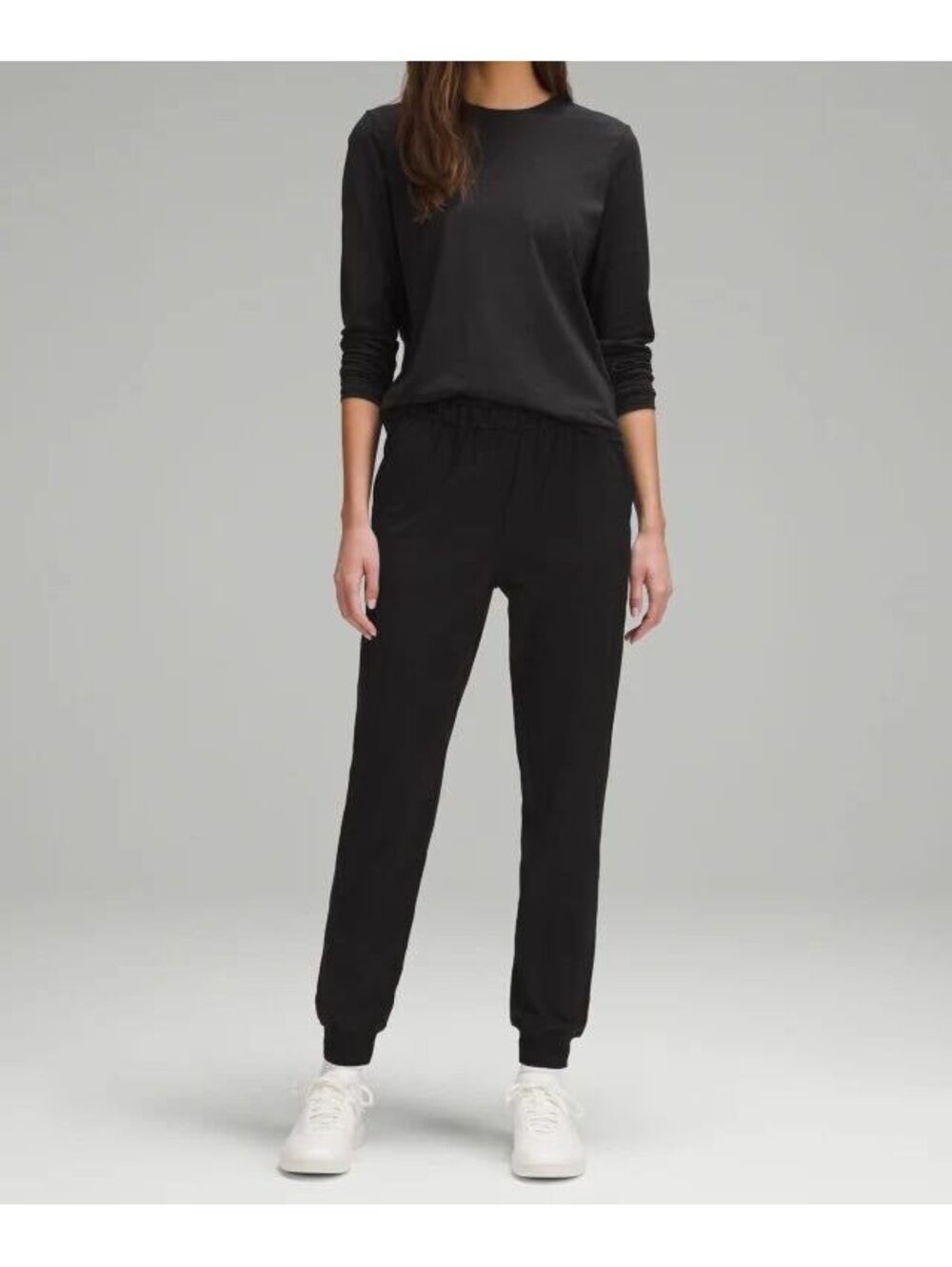 Lululemon Stretch High-Rise Joggers 27" *Black - Size 10 (Tag Removed)